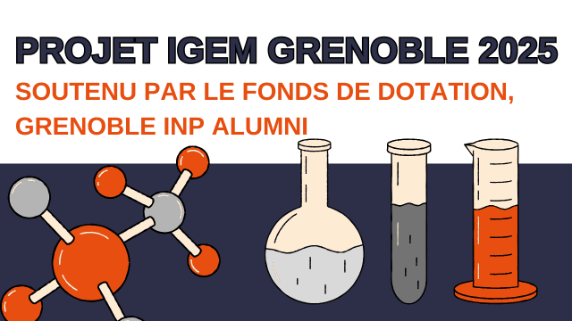 Projet iGEM Grenoble 2025, soutenu par le Fonds De Dotation 