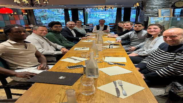 Repas avec le groupement du Dauphiné 