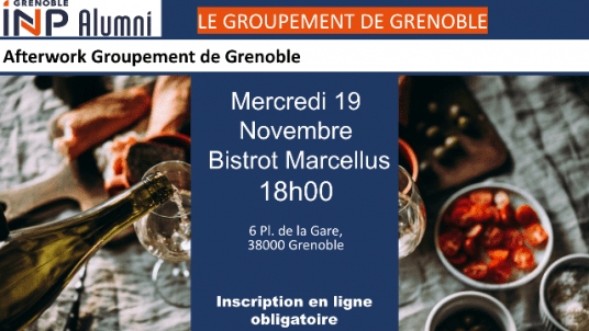 Afterwork avec le groupement de Grenoble -  En partenariat avec UNITE!