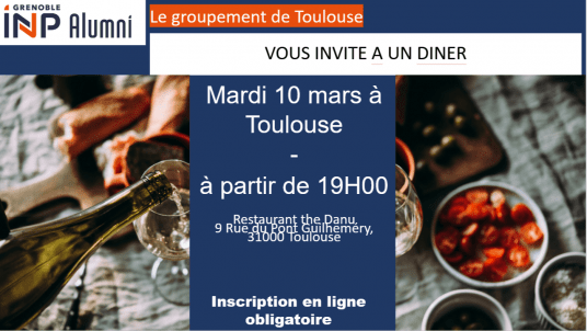 Repas de printemps avec le groupement de Toulouse