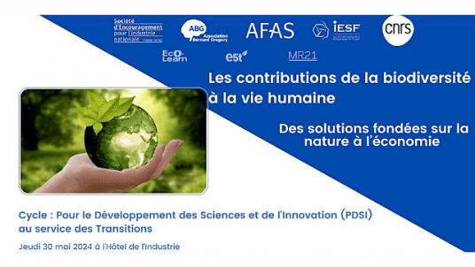 Conférence Les contributions de la biodiversité à la vie humaine:     Des solutions fondées sur la nature à l’économie verte