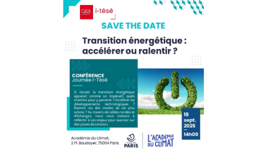 Conférence : Transition énergétique : accélérer ou ralentir ? 
