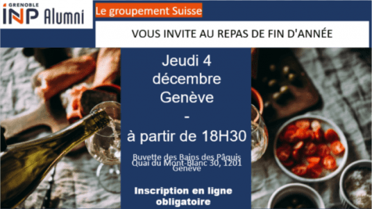 Repas de fin d'année du groupement Suisse